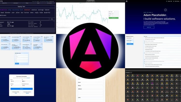 30 Days of Angular: Build 30 Web Projects with Angular
